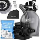 KESSER® Zandfilter - Zandfilterpomp - 10200L/u - Grijs